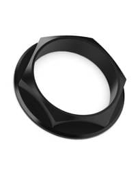fifteen52 52-ST-NUT-V2-BLACK Super Touring Nut V2 Anodized Black w/ Satin Clear - Single