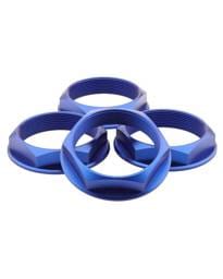 fifteen52 52-ST-NUT-V2- BLUE-SET fifteen52 Super Touring Nut V2 - Anodized Blue w/ Satin Clear - Set of 4