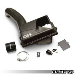 034 Motorsports X34 CARBON FIBER MQB OPEN-TOP COLD AIR INTAKE SYSTEM, 8V AUDI A3/S3/TT/TTS & MKVII VW GOLF/GTI/R/Jetta, 1.8T/2.0T GEN 3 034-108-1020